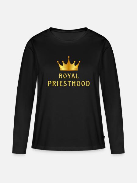 Königliche Herrschaft - Frauen Premium Bio Langarmshirt - Schwarz