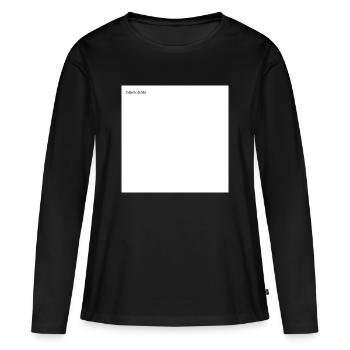 blank slate - Women's Premium Organic Long Sleeve Shirt - black - Front - Julia (174cm)