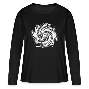 Un solo de guitare démoniaque plus fort que l’enfer - T-shirt manches longues Premium bio Femme - noir - Devant - Julia (174cm)