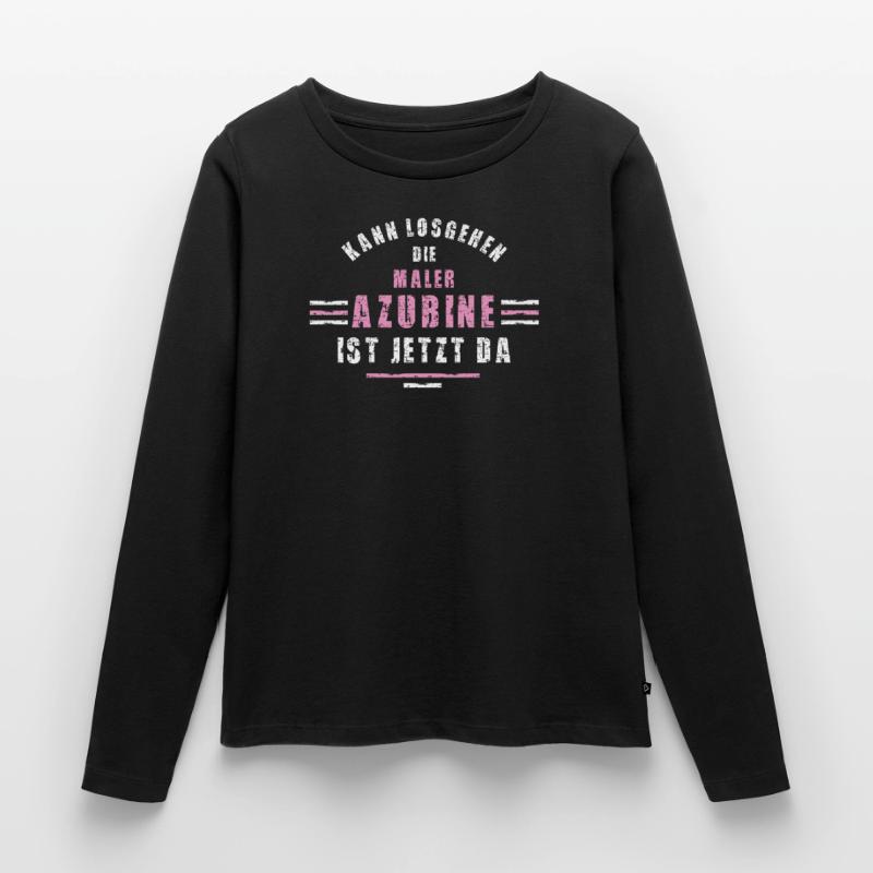 Painter apprentice training apprenticeship painter varnisher Women's Premium Organic Long Sleeve Shirt