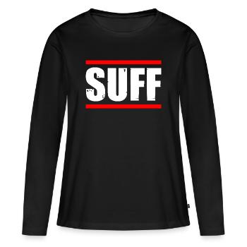 Suff Biertrinker Bierliebhaber Bier - Frauen Premium Bio Langarmshirt - Schwarz - Vorne - Julia (174cm)