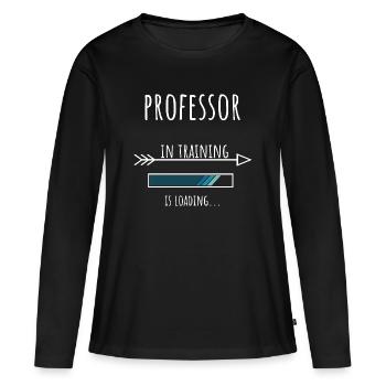 Professor Geschenk Beruf Ausbildung Professor - Frauen Premium Bio Langarmshirt - Schwarz - Vorne - Julia (174cm)