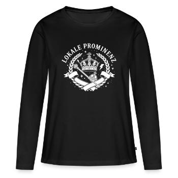 Célébrités locales - T-shirt manches longues Premium bio Femme - noir - Devant - Julia (174cm)