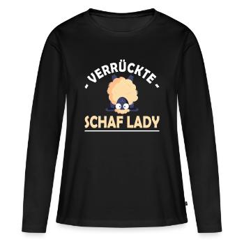 Funny Sayings Fun Outfits Irony Sarcasm - Women's Premium Organic Long Sleeve Shirt - black - Front - Julia (174cm)