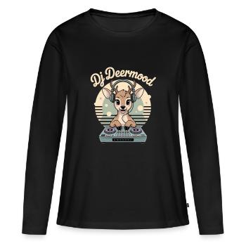 Hoderung DE Schwarz 2025 - Women's Premium Organic Long Sleeve Shirt - black - Front - Julia (174cm)