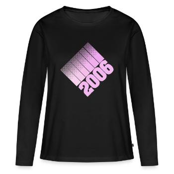 Eltern 2006 - Frauen Premium Bio Langarmshirt - Schwarz - Vorne - Julia (174cm)