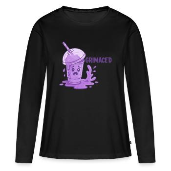 Grimace Secouer le Chaos - T-shirt manches longues Premium bio Femme - noir - Devant - Julia (174cm)
