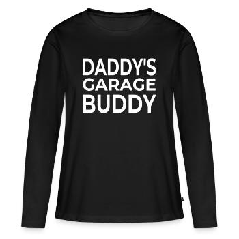 Garage - T-shirt manches longues Premium bio Femme - noir - Devant - Julia (174cm)