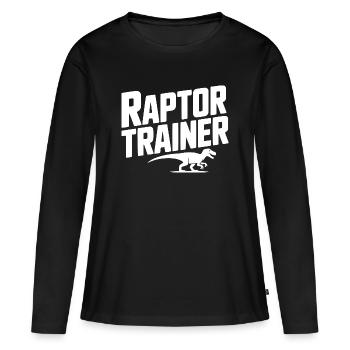 Raptor Trainer - Women's Premium Organic Long Sleeve Shirt - black - Front - Julia (174cm)