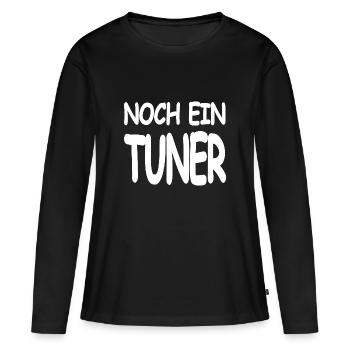 Tuner - Frauen Premium Bio Langarmshirt - Schwarz - Vorne - Julia (174cm)