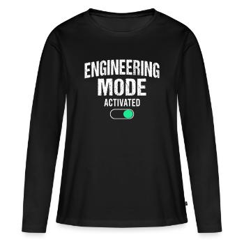 Mechanical Engineering Mechanical Engineer - Women's Premium Organic Long Sleeve Shirt - black - Front - Julia (174cm)