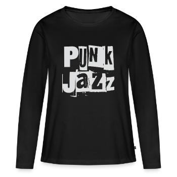 Punk Jazz Fusion - T-shirt manches longues Premium bio Femme - noir - Devant - Julia (174cm)