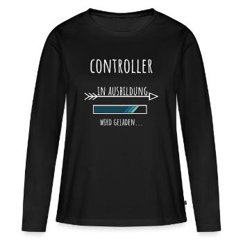 Controlling Studies Occupation Training Controller - Women's Premium Organic Long Sleeve Shirt - black - Front - Julia (174cm)