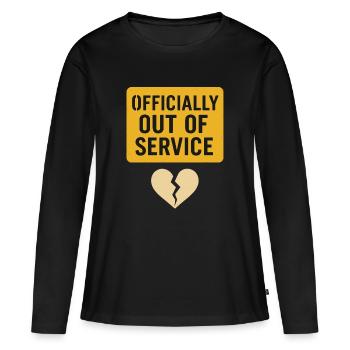 Ex-wife-divorce-humor, Funny, Breakup, - Women's Premium Organic Long Sleeve Shirt - black - Front - Julia (174cm)
