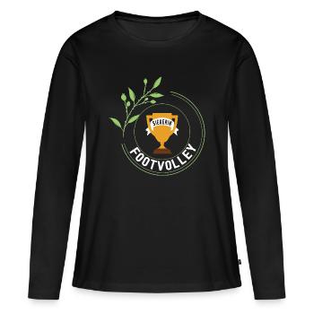 Footvolley Winner Footvolleyer Player Team Win - Women's Premium Organic Long Sleeve Shirt - black - Front - Julia (174cm)