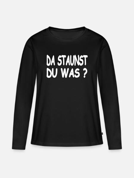 Auto - Frauen Premium Bio Langarmshirt - Schwarz