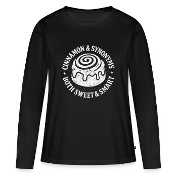 Grammar Nerd Geschenk für Autoren, Studenten & Sprache - Frauen Premium Bio Langarmshirt - Schwarz - Vorne - Julia (174cm)