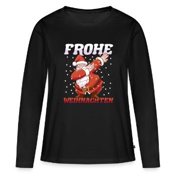 Tir à l’arc Tir à l’arc Tir à l’arc - T-shirt manches longues Premium bio Femme - noir - Devant - Julia (174cm)