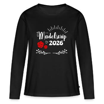 Girl Trip 2026 Gir des filles Strip des filles Strip des filles - T-shirt manches longues Premium bio Femme - noir - Devant - Julia (174cm)