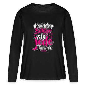 Girl Trip 2026 Gir des filles Strip des filles Strip des filles - T-shirt manches longues Premium bio Femme - noir - Devant - Julia (174cm)