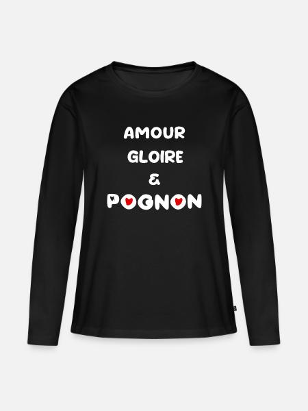 Love Money Dollar - Frauen Premium Bio Langarmshirt - Schwarz