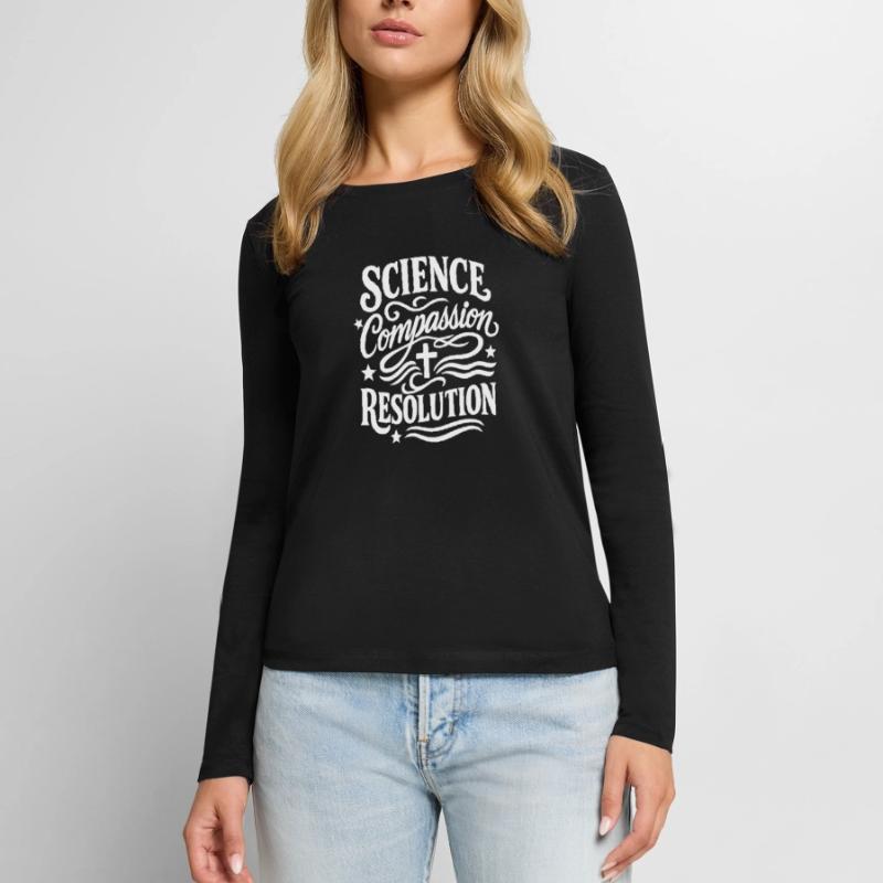 Forensic Nurse Practitioner Compassion Resolution Frauen Premium Bio Langarmshirt