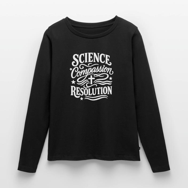 Forensic Nurse Practitioner Compassion Resolution Frauen Premium Bio Langarmshirt