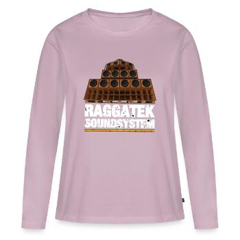 Raggatek - Frauen Premium Bio Langarmshirt - Altrosa - Vorne - Julia (174cm)