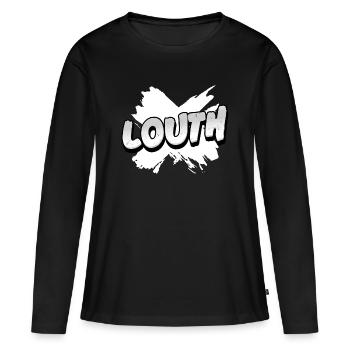 Comté de Louth, Irlande - T-shirt manches longues Premium bio Femme - noir - Devant - Julia (174cm)