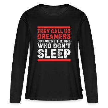 Unternehmer Workaholic - Frauen Premium Bio Langarmshirt - Schwarz - Vorne - Julia (174cm)