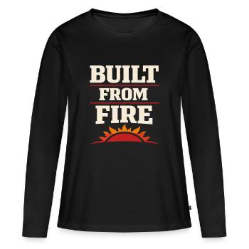 Heilungsreise Zur Transformation Innerer Stärke - Frauen Premium Bio Langarmshirt - Schwarz - Vorne - Julia (174cm)