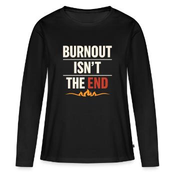 Heilungsreise Zur Transformation Innerer Stärke - Frauen Premium Bio Langarmshirt - Schwarz - Vorne - Julia (174cm)