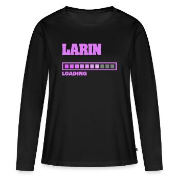 Geburt Larin - Frauen Premium Bio Langarmshirt - Schwarz - Vorne - Julia (174cm)