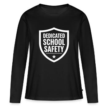 Officier des ressources scolaires Sro École des officiers de campus - T-shirt manches longues Premium bio Femme - noir - Devant - Julia (174cm)