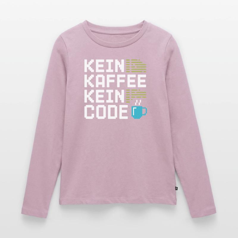 No Coffee No Code Programmer Computer Scientist Women's Premium Organic Long Sleeve Shirt