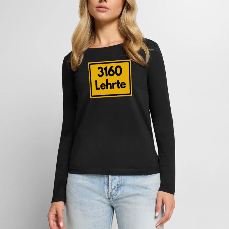 ANCIEN CODE POSTAL RÉTRO 3160 LEHRTE WASSERTURM T-shirt manches longues Premium bio Femme