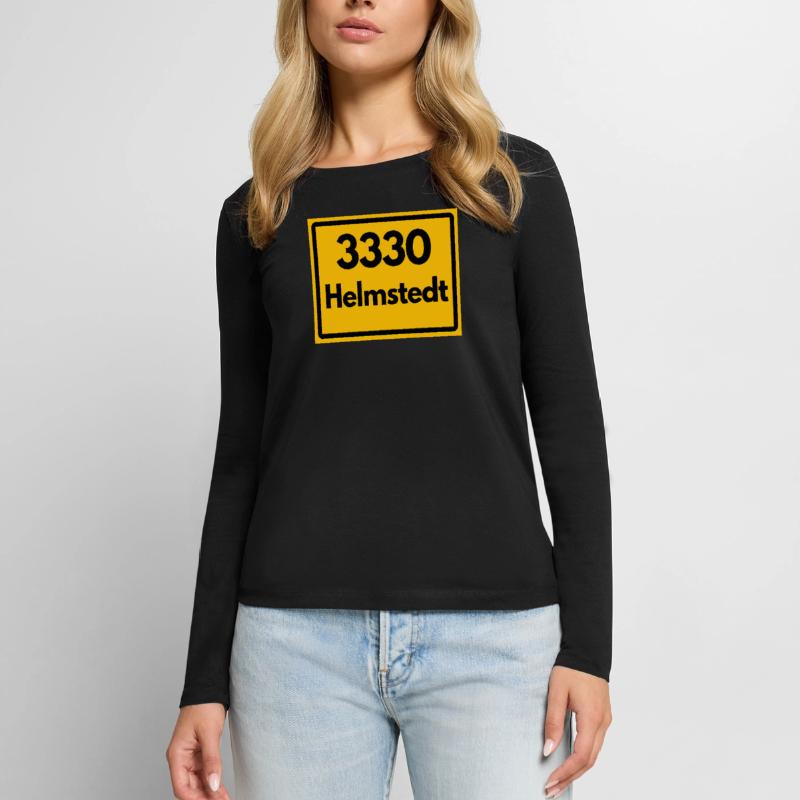 OLD POSTCODE ZIP CODE RETRO 3330 HELMSTEDT JULEUM! Women's Premium Organic Long Sleeve Shirt