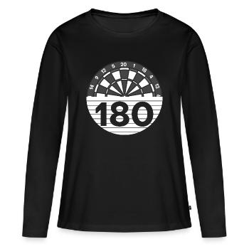 One hundred and eighty points - Women's Premium Organic Long Sleeve Shirt - black - Front - Julia (174cm)