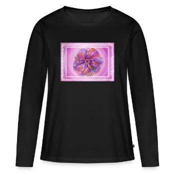 Soul Essence - avril 2026 - Sonja von Staden - T-shirt manches longues Premium bio Femme - noir - Devant - Julia (174cm)