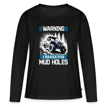 UTV Off Road 4 Wheeler Side by side - Frauen Premium Bio Langarmshirt - Schwarz - Vorne - Julia (174cm)