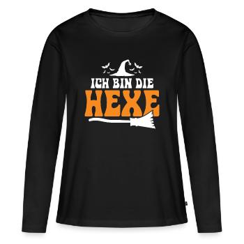 I'm the witch - Women's Premium Organic Long Sleeve Shirt - black - Front - Julia (174cm)