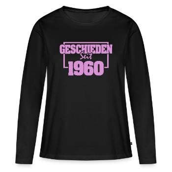 Scheidung 1960 - Frauen Premium Bio Langarmshirt - Schwarz - Vorne - Julia (174cm)