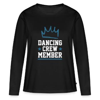 Dancing Crew - Frauen Premium Bio Langarmshirt - Schwarz - Vorne - Julia (174cm)