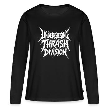 Division Thrash Souterraine - T-shirt manches longues Premium bio Femme - noir - Devant - Julia (174cm)