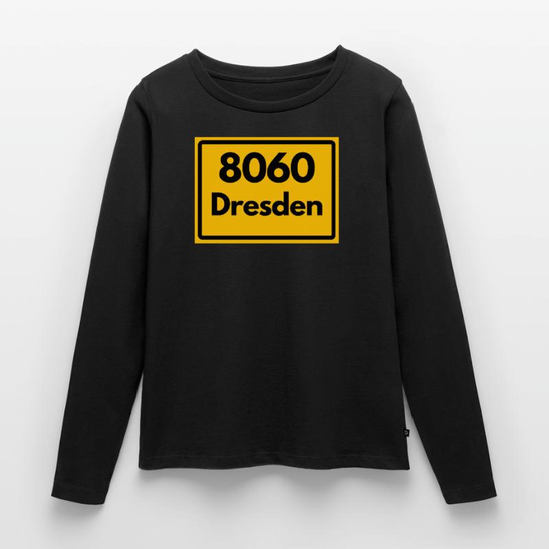 OLD POSTCODE ZIP CODE 8060 DRESDEN SAXONY Women's Premium Organic Long Sleeve Shirt