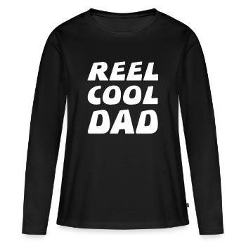 Père - T-shirt manches longues Premium bio Femme - noir - Devant - Julia (174cm)