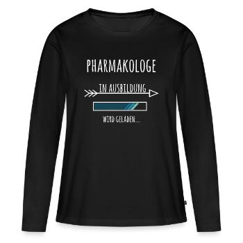 Pharmakologe Ausbildung Medizinstudium Arzt - Frauen Premium Bio Langarmshirt - Schwarz - Vorne - Julia (174cm)