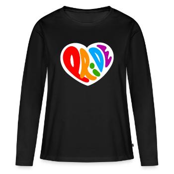 Pride - Women's Premium Organic Long Sleeve Shirt - black - Front - Julia (174cm)
