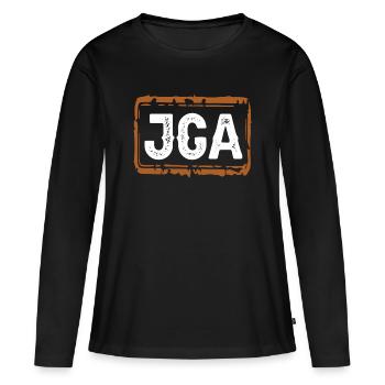 Enterrement de vie de garçon - T-shirt manches longues Premium bio Femme - noir - Devant - Julia (174cm)
