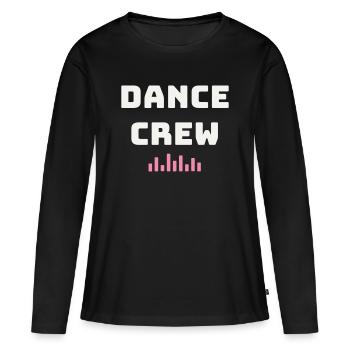 Dance Crew Dance Team Hip Hop Group Street Dance - T-shirt manches longues Premium bio Femme - noir - Devant - Julia (174cm)